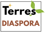 Logo Terres Diaspora avec feuille verte représentant l'agriculture