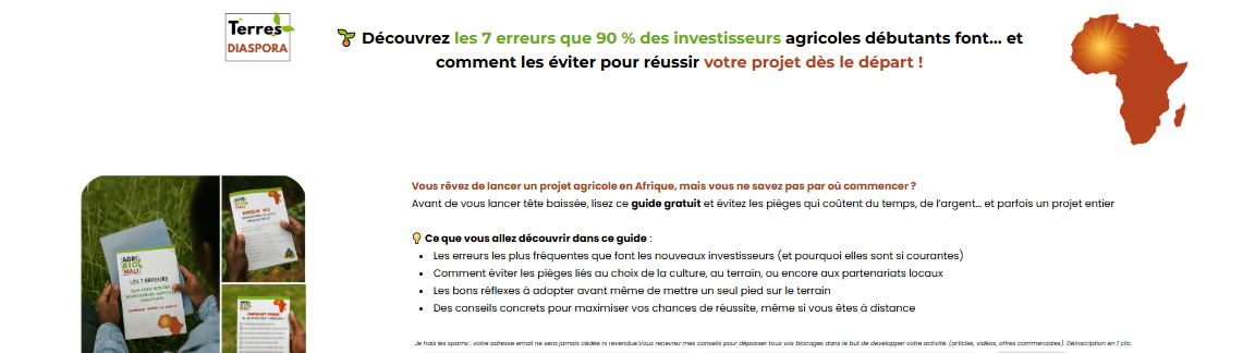 capture terre diaspora afrique
